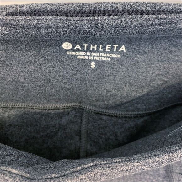 Athleta Salutation Stash High Rise Capri Legging Size Small Black Heather (Gray) - Picture 9 of 10